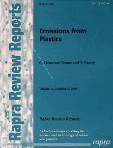 Emissions from Plastics (Rapra Review Reports 161)