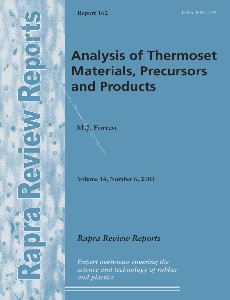 Analysis of Thermoset Materials, Precursors and Products (Rapra Review Reports 162), Volume 14, Numb