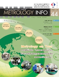 Metrology Info ปีที่10 ฉบับที่44 ประจำเดือน พฤษภาคม-มิถุนายน 2551
