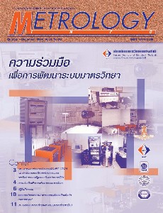Metrology Info ปีที่6 ฉบับที่23 ประจำเดือน ตุลาคม-ธันวาคม 2547
